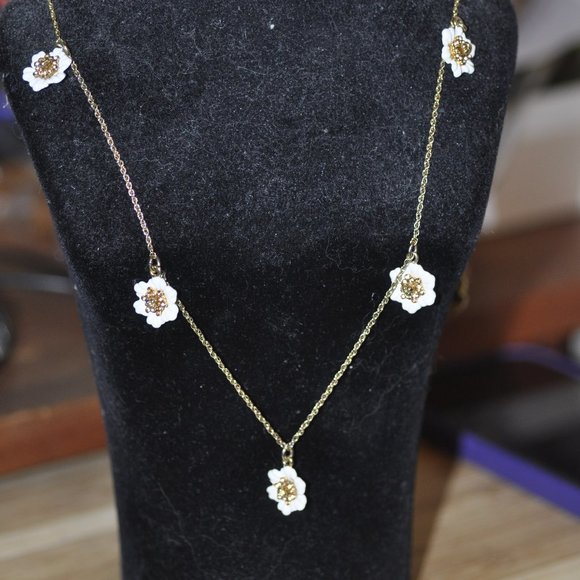 Jewelry Vintage Long Flower Necklace Poshmark